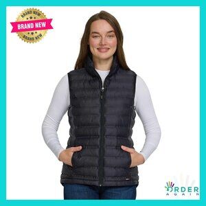 Lightweight Quilted Puffer Vest Sleeveless Winter Outerwear Chic Minimal